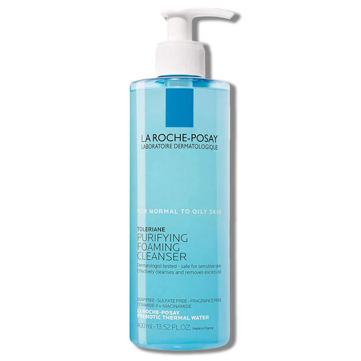 Clinically tested & dermatologist-recommended La Roche-Posay Toleriane Purifying Foaming Face Wash for normal to oily skin