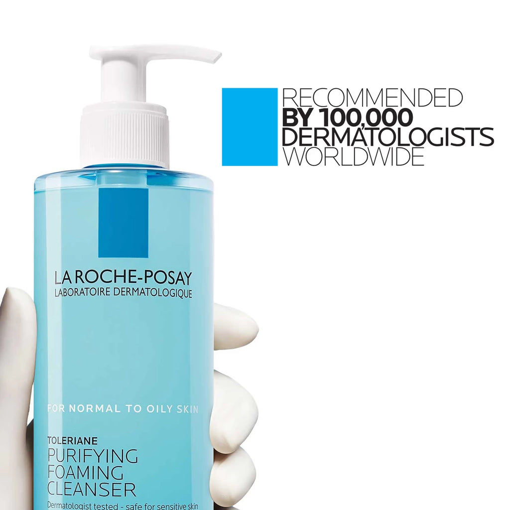Toleriane Purifying Foaming Face Wash by La Roche-Posay, the skincare brand recommended by 100,000 dermatologists worldwide